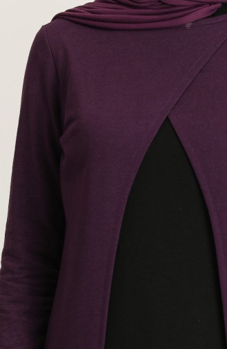 Purple Hijab Dress 3315-02
