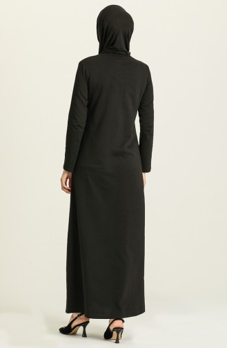 Black İslamitische Jurk 3315-08