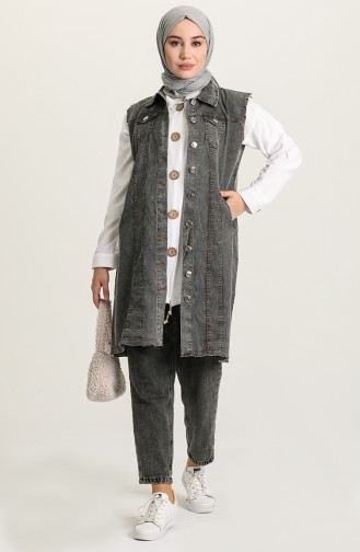 Gray Gilet 9598-01