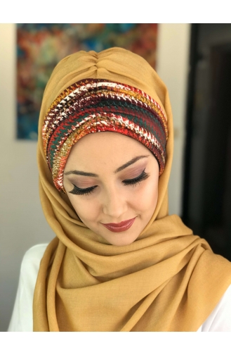 Gold Ready to Wear Turban 26-01