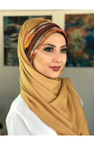 Gold Ready to Wear Turban 26-01