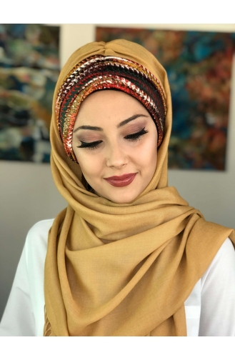 Gold Ready to Wear Turban 26-01