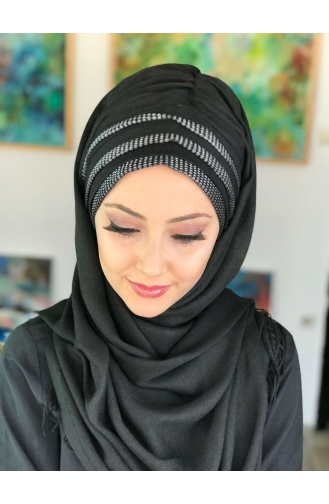 Turban Pret-a-Porter Noir 45-01