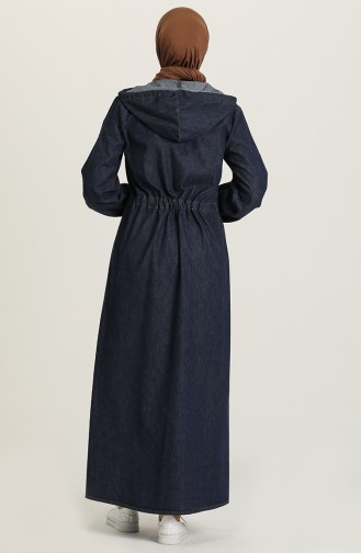 Navy Blue Abaya 0052-01