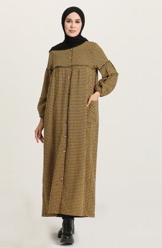 Mustard Abaya 22K8444-03