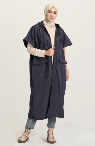 Navy Blue Raincoat 22K8441-05