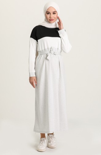 Robe Hijab Gris 4506-07