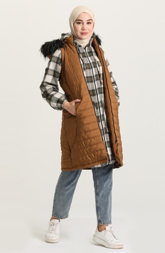 Gilet Sans Manches Tabac 5009-01