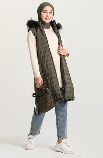 Khaki Gilet 5009-03