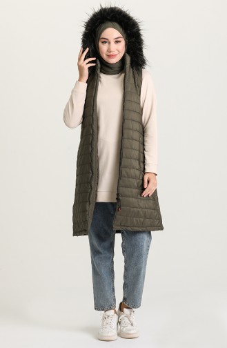 Khaki Gilet 5009-03