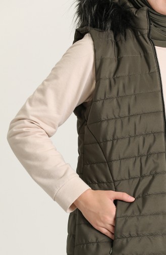 Khaki Gilet 5009-03