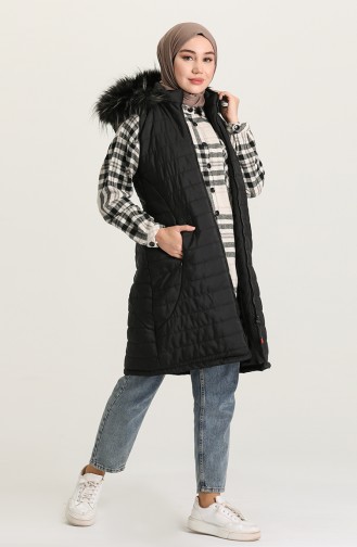 Schwarz Strickjacke 5009-04