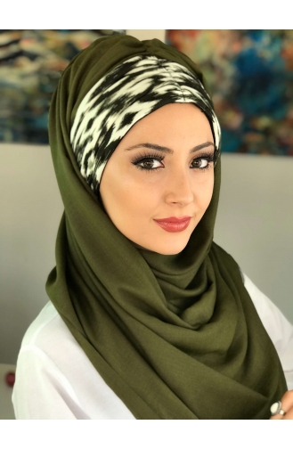 Turban Pret-a-Porter Vert huile foncé 30-01