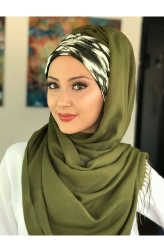 Turban Pret-a-Porter Vert huile foncé 30-01