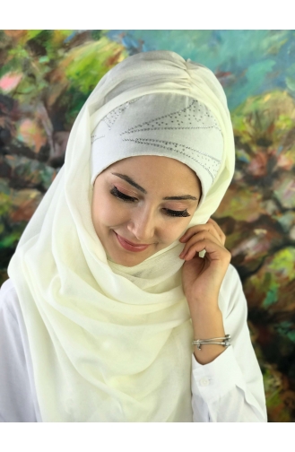 White Ready to Wear Turban 5-10