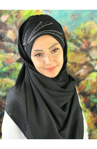Black Ready to Wear Turban 5-01