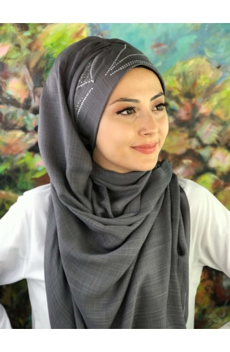 Dark Gray Ready to Wear Turban 5-02