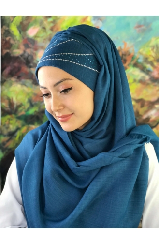 Oil Blue Ready to wear Turban 5-06