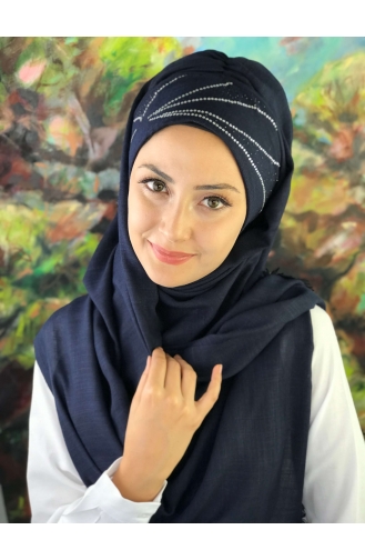 Dark Navy Blue Ready to Wear Turban 5-07