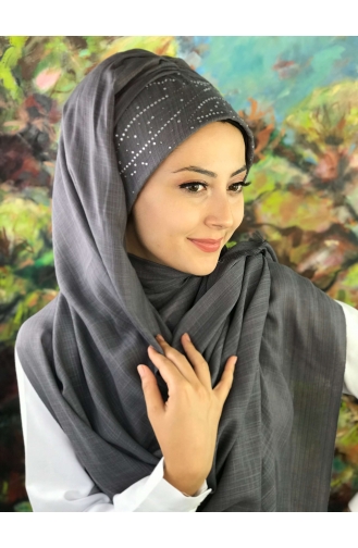 Dark Gray Ready to Wear Turban 2-02