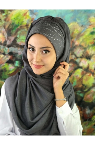 Dark Gray Ready to Wear Turban 2-02