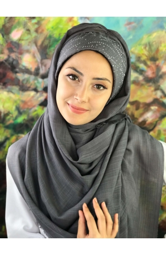 Dark Gray Ready to Wear Turban 2-02