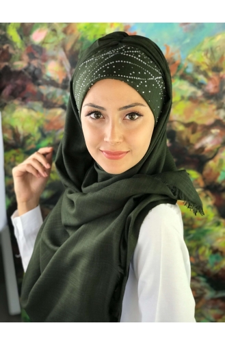 Dark Green Ready to wear Turban 2-04