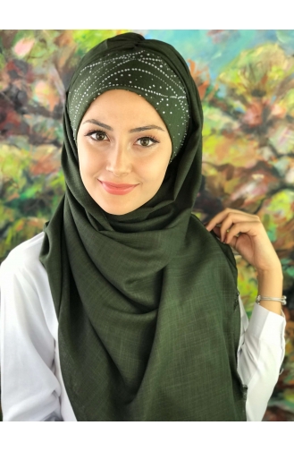 Dark Green Ready to wear Turban 2-04