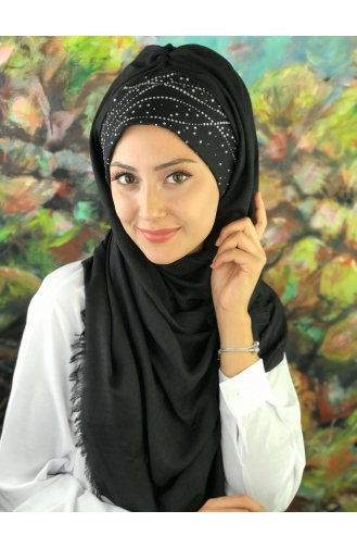 Black Ready to Wear Turban 2-06