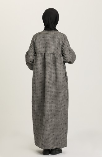 Gray Hijab Dress 22k8456-05