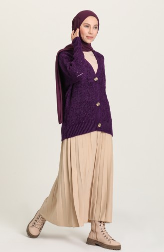 Purple Cardigans 1501A-02