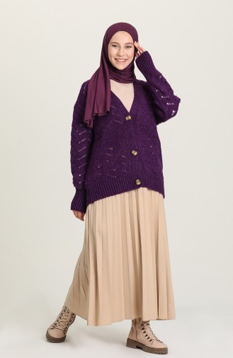 Purple Cardigans 1508-03