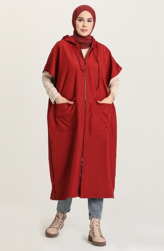Claret Red Raincoat 22K8441-07