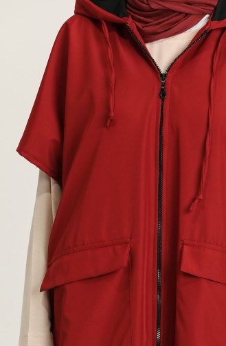 Claret Red Raincoat 22K8441-07