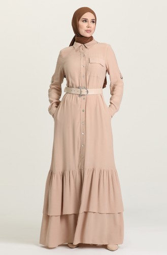 Robe Hijab Beige 61308-02