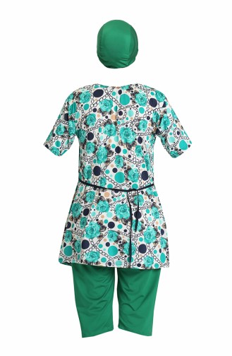 Turquoise Modest Swimwear 0172-01