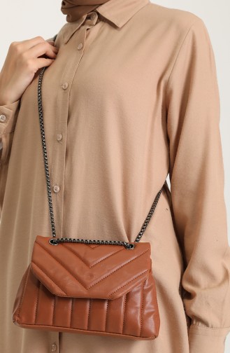 Tan Shoulder Bags 3610A-19