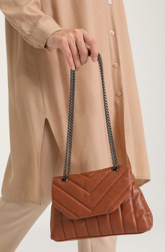 Tobacco Brown Shoulder Bag 3610A-19