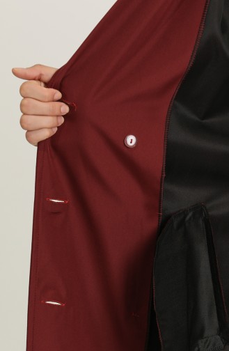 Claret red Trench Coats Models 3001-02