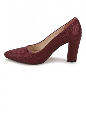 Claret Red High-Heel Shoes 21YTPKAYK000006_BR