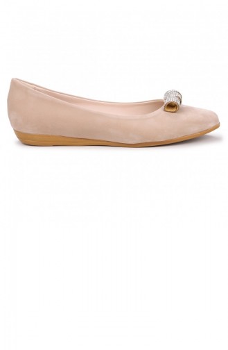 Skin color Woman Flat Shoe 21YBABAYK000040_TE