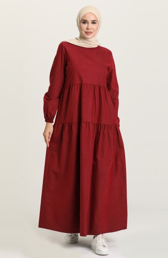 فستان أحمر كلاريت 1675-01