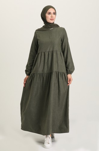 Green Hijab Dress 1675-03
