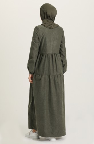 Green Hijab Dress 1675-03