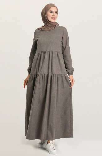 Mink Hijab Dress 1675-06