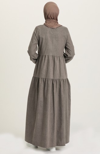 Mink Hijab Dress 1675-06
