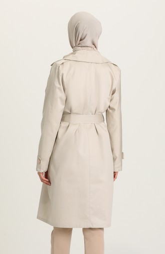 Beige Trench Coats Models 0250-01