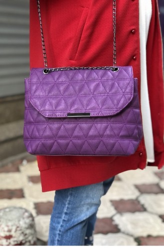 Purple Shoulder Bags 001360.MOR