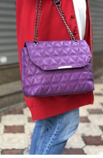 Purple Shoulder Bags 001360.MOR