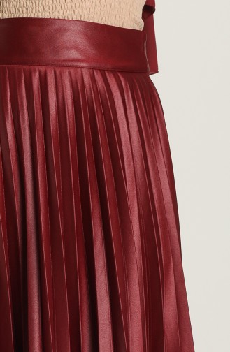 Claret Red Skirt 1041-06